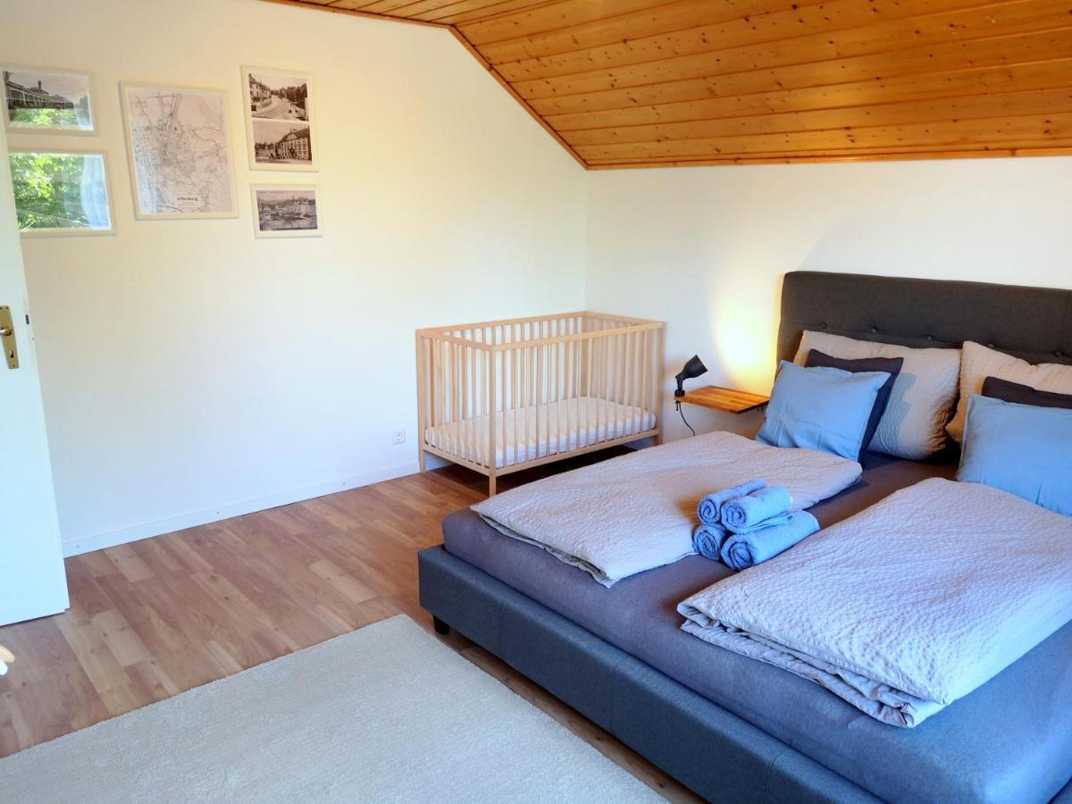 Family-Apartment Mit Balkon, Kueche, Parkplatz & Waschmaschine Offenburg Exterior photo